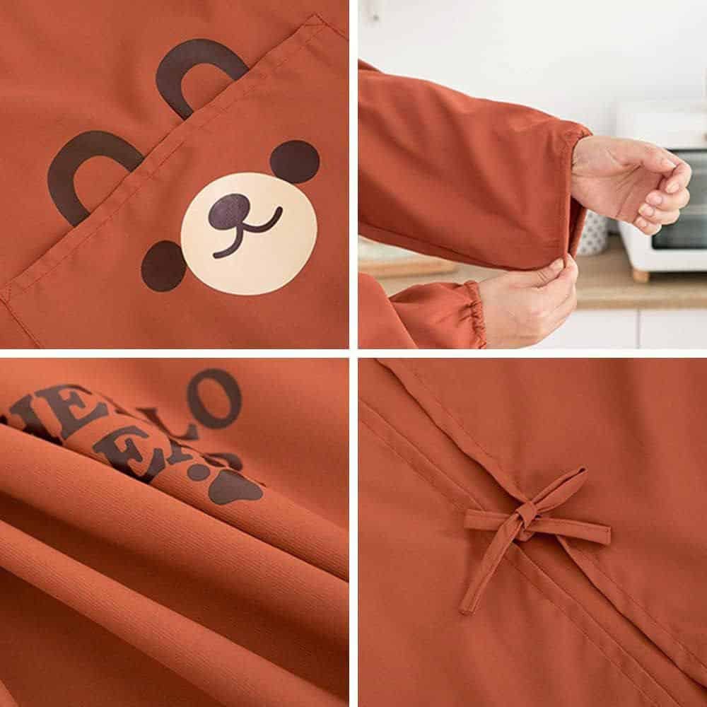 Hello Bear Apron details