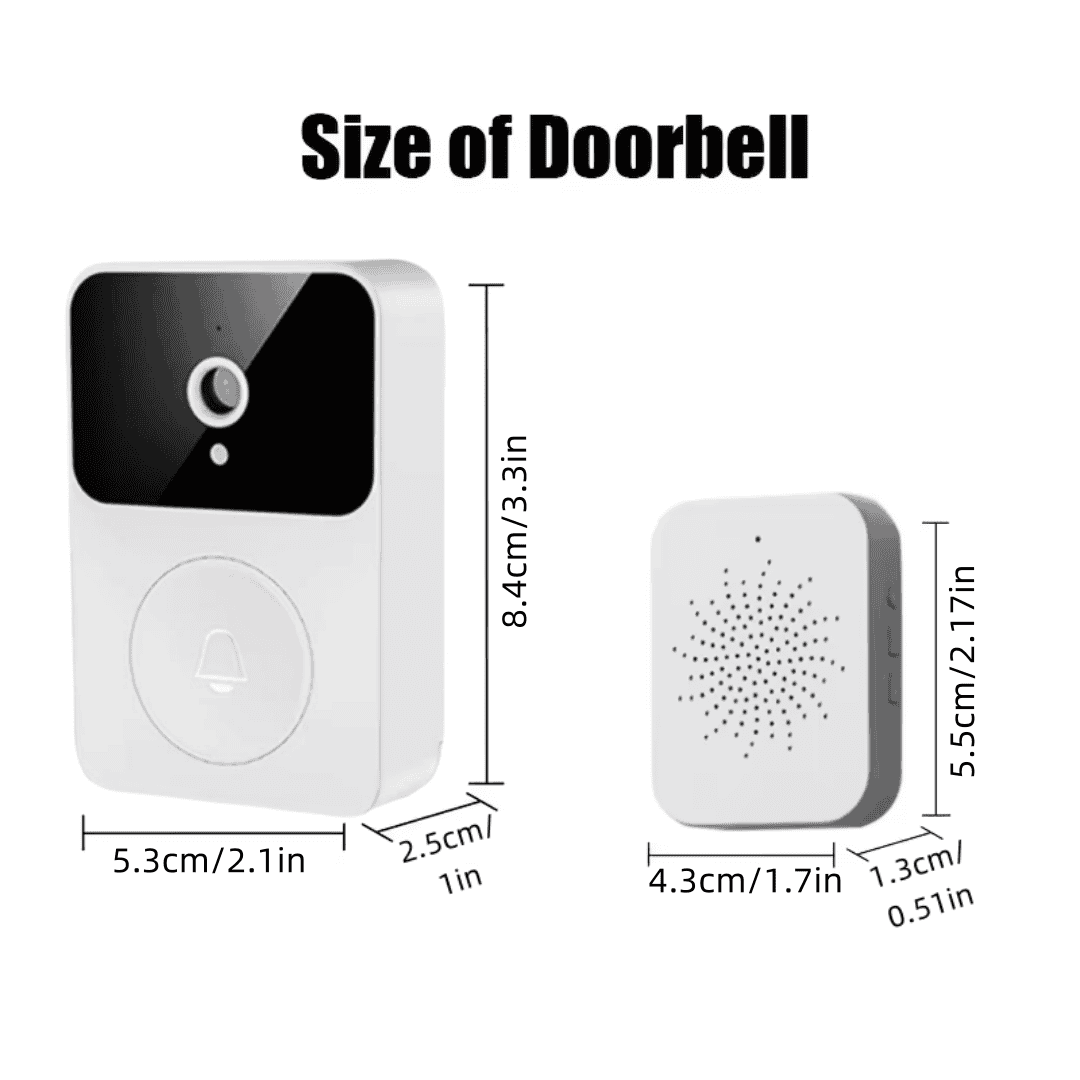 Doorbell ring with camera dimensions