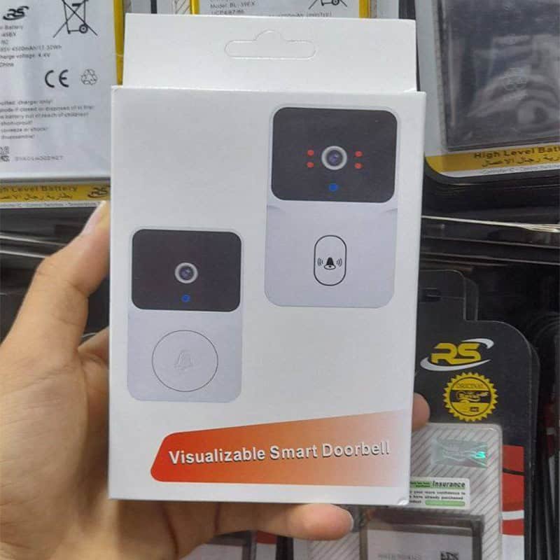 Doorbell ring with camera real-image